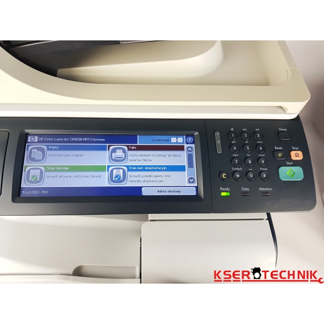 Urządzenie wielofunkcyjne Drukarka Ksero Skaner HP Color LaserJet CM3530FS DADF